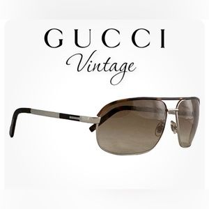 Gucci vintage men’s summer glasses. Gold, style 1857/S. Excellent condition.